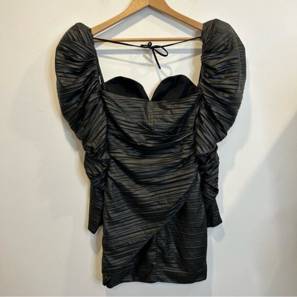 Michael Costello x REVOLVE Belem Mini Dress in Black - Picture 7 of 9